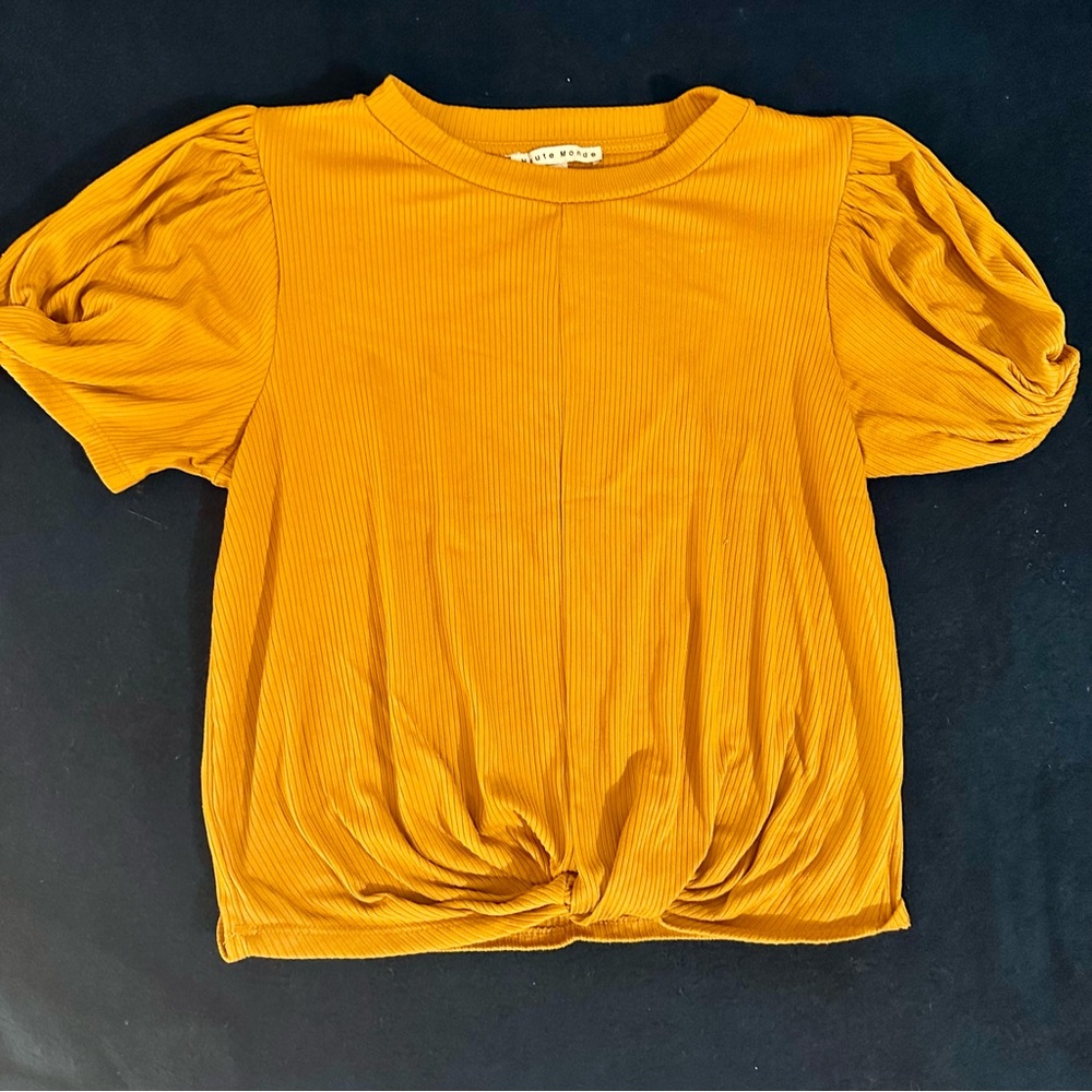 Mustard shirt